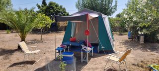 Tienda de campaña familiar