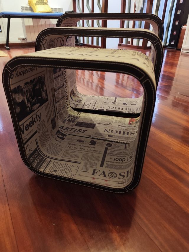 Juego 3 mesas auxiliares diseño periódico