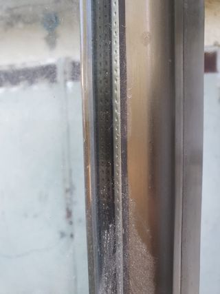 Puerta balconera de aluminio 288x 212
