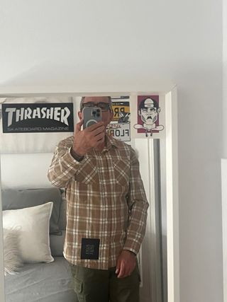 Camisa The Hundreds cuadros marrón