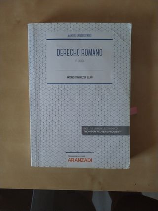 Derecho Romano (Papel + e-book) (Manuales) (Spa...
