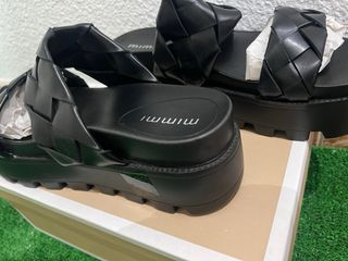 Sandalias negras plataforma