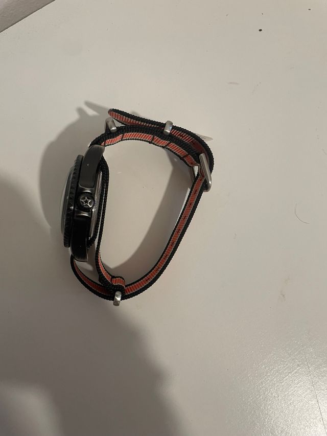 Reloj Oxygen Negro y Naranja