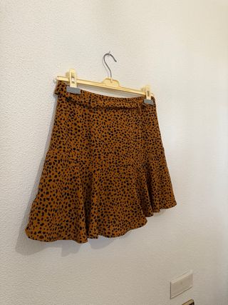 Falda pantalón estampado animal print