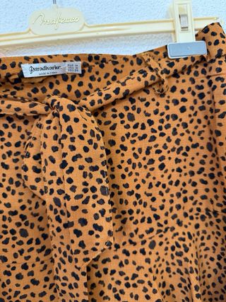 Falda pantalón estampado animal print