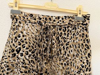 Falda pantalón estampado leopardo