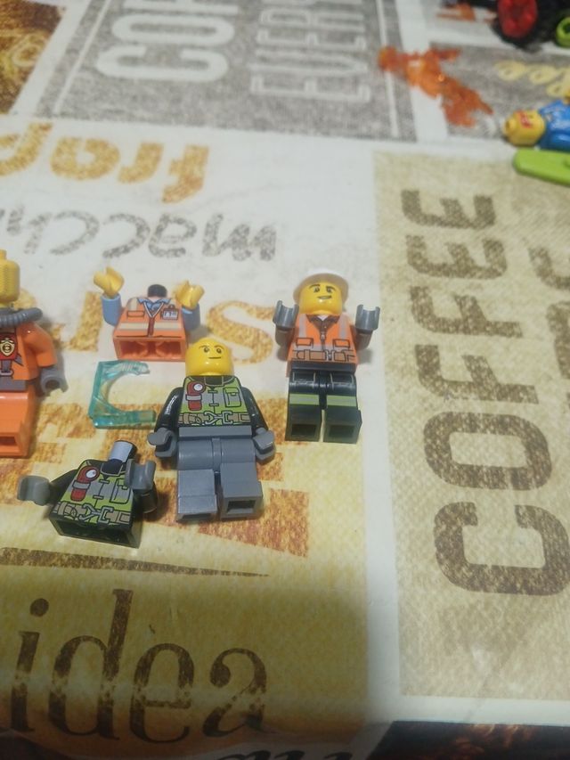 Lego Figuras bomberos forestales