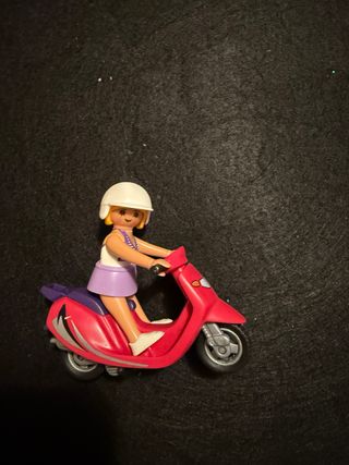 Playmobil Chica en Moto 9084