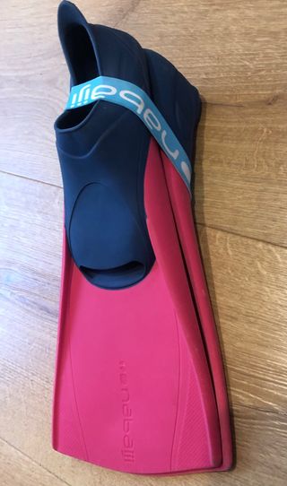 Aletas de natación Nabaiji rosas y azules
