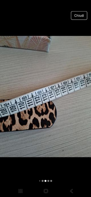 Cintura donna animalier