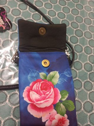 Bolso de mano con flores BG