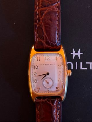 Reloj Hamilton American Classic Boulton Dorado