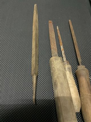 Lime per ferro vintage set