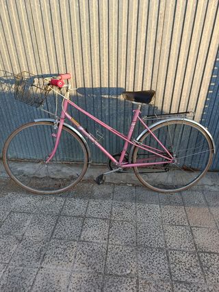 Bicicleta BH Gacela Años 90 Rosa