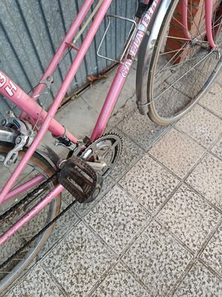 Bicicleta BH Gacela Años 90 Rosa