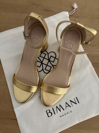 Sandalias Bimani Olivia Petite Doradas
