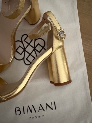 Sandalias Bimani Olivia Petite Doradas