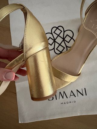 Sandalias Bimani Olivia Petite Doradas