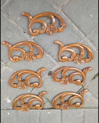 Adornos antiguos madera maciza armarios y muebles