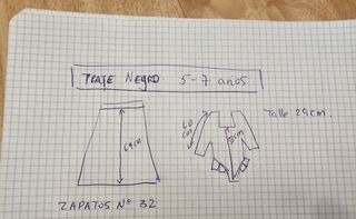 Traje de Fallera Niña 5-7 años