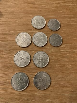 Monedas antiguas Juan Carlos I