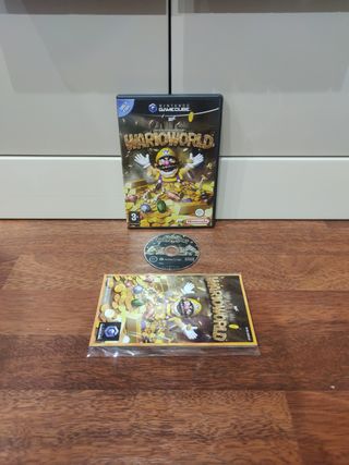 Wario World Nintendo GameCube + protector PET