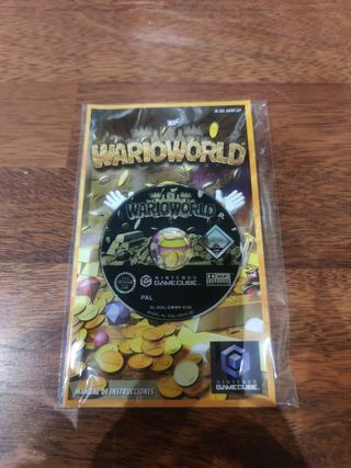 Wario World Nintendo GameCube + protector PET