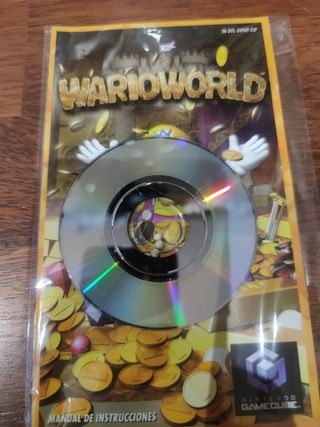 Wario World Nintendo GameCube + protector PET
