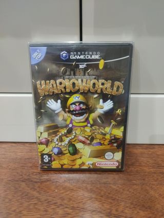 Wario World Nintendo GameCube + protector PET