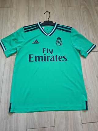 Camiseta Real Madrid Niño Adidas Verde Talla L.
