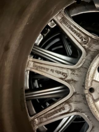 Llantas Mercedes Originales con gomas continental.