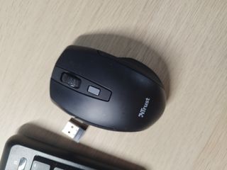 Teclado y Ratón Inalámbrico Trust Negro