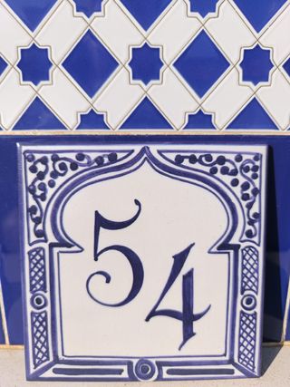 Azulejos personalizados números de casa