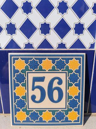 Azulejos personalizados números de casa