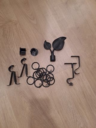 Accesorios para cortinas negro