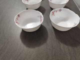 6 Platos de Postre Porcelana Florales