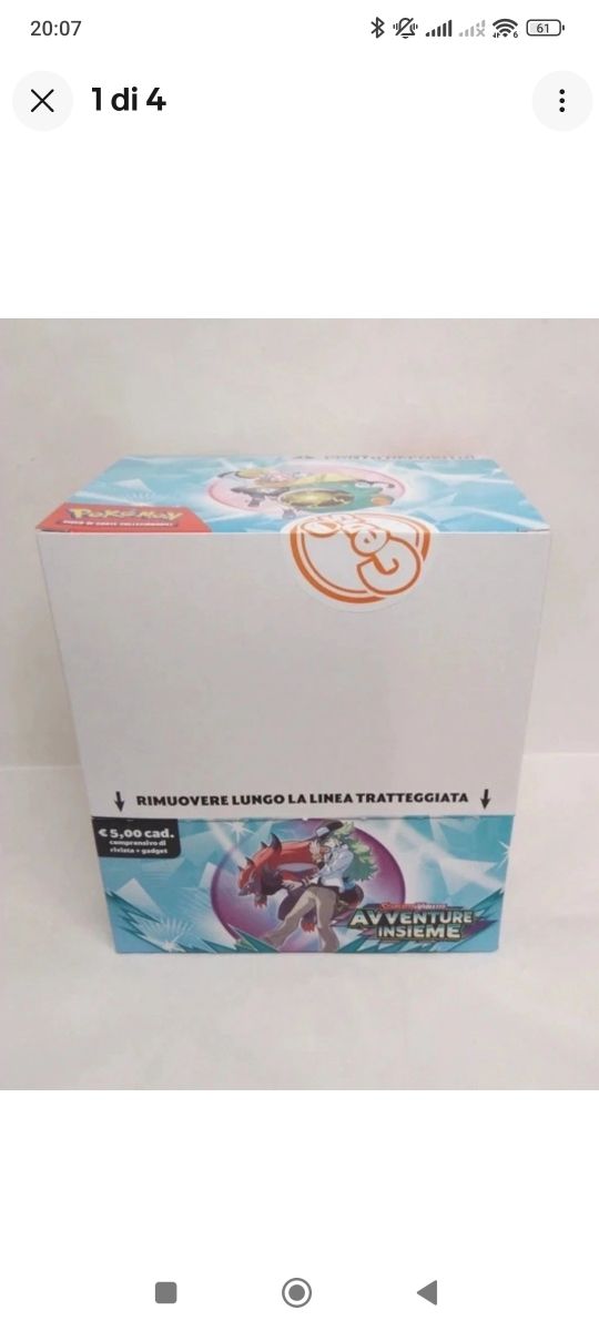 Display Box Avventure Insieme 30 bustine