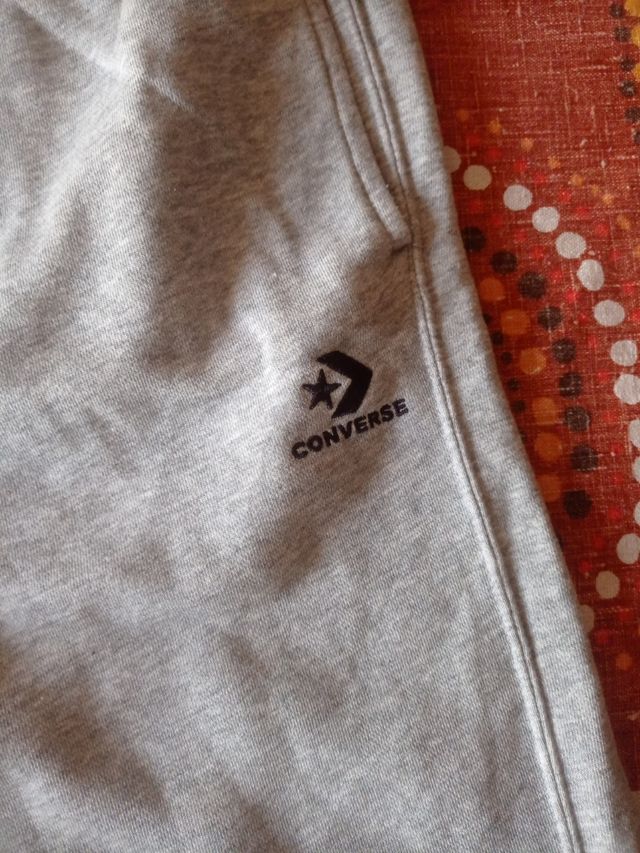Pantalón corto Converse hombre Talla S Gris