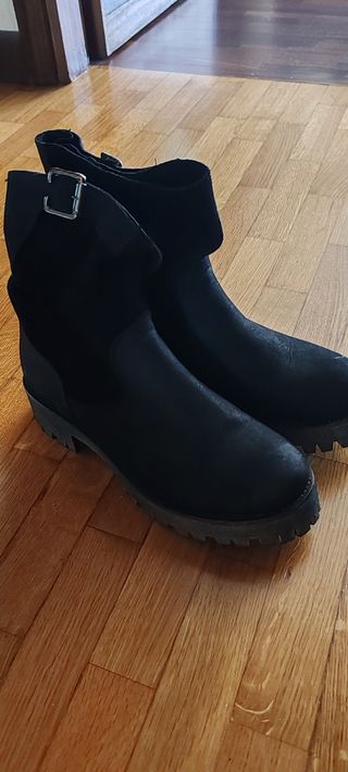 Stivali in pelle scamosciata neri - Mai usati