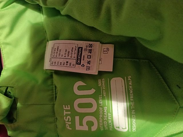 Traje de esquí para niño talla 10