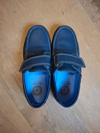 Zapatos náuticos azules niño marca Pablosky