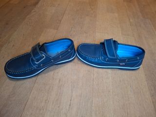 Zapatos náuticos azules niño marca Pablosky