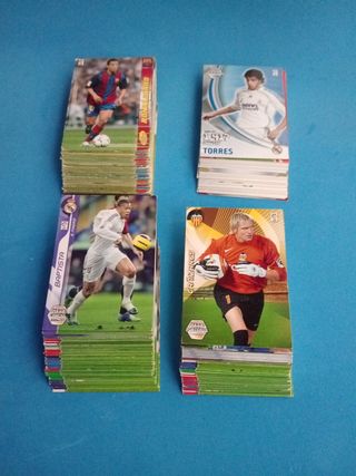 Lote cromos megacracks fútbol varios años