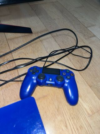 Ps4 Slim 500gb Azul + 2 Mandos + Pantalla LG