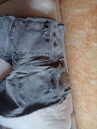 Pantalón vaquero gris hombre talla 40
