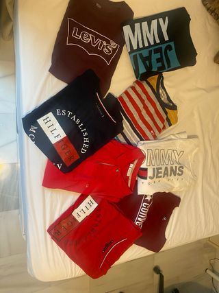 PACK ROPA MARCA !!!Levi's, Tommy, Converse Talla M