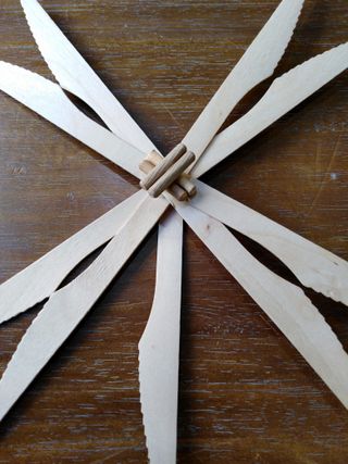 Set Piezas Decorativas Madera