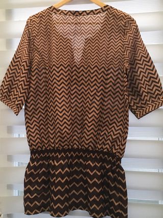 Vestido Calzedonia Zigzag M/38/10