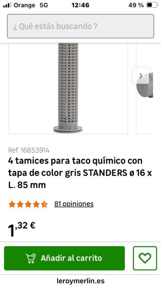 + de 500 Tamices para taco químico