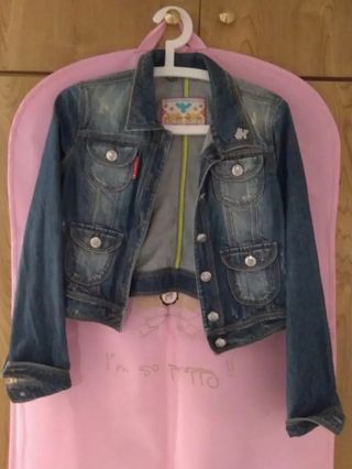Chaqueta tejana vaquera azul Talla XS